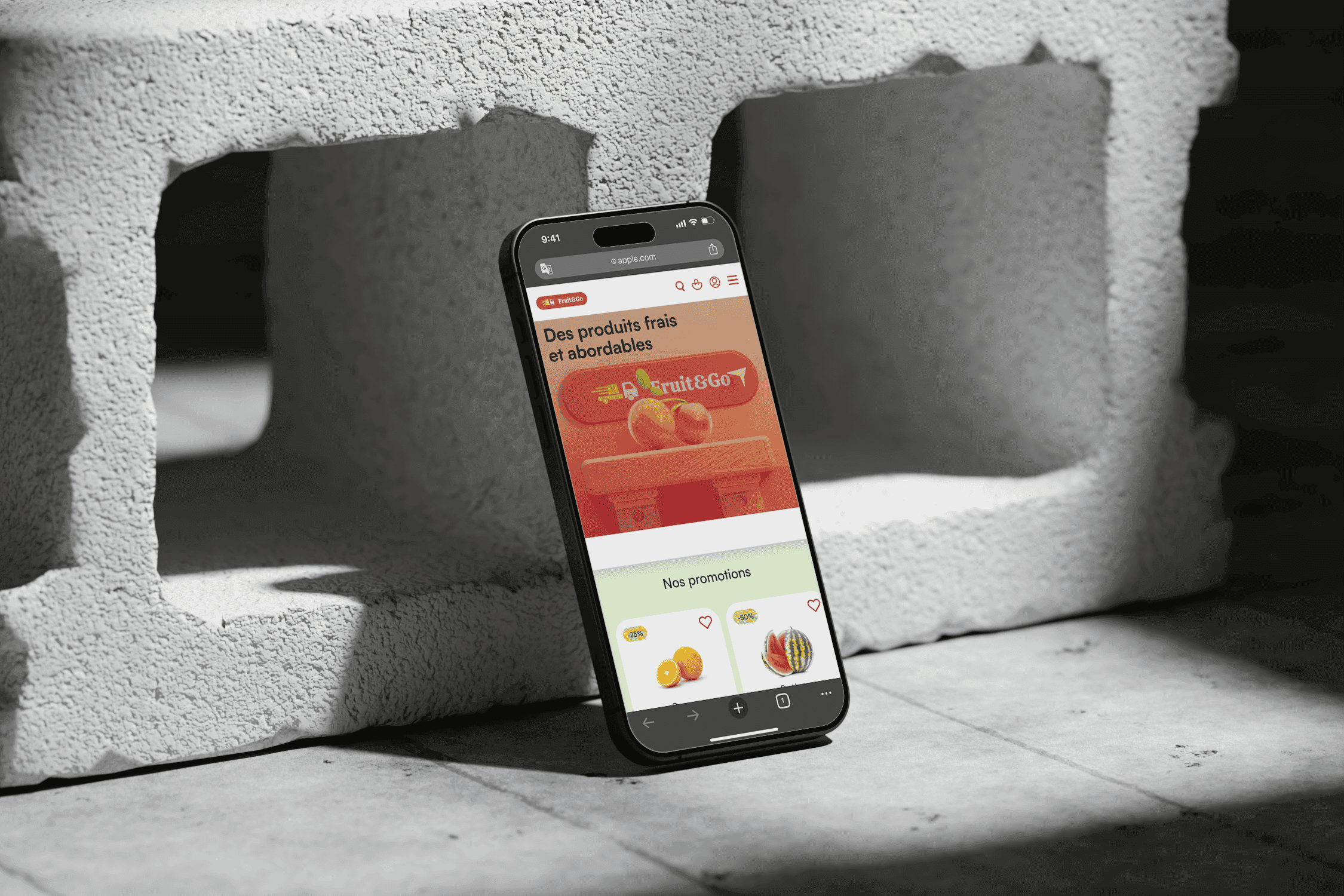 Image de présentation du projet fruit and go